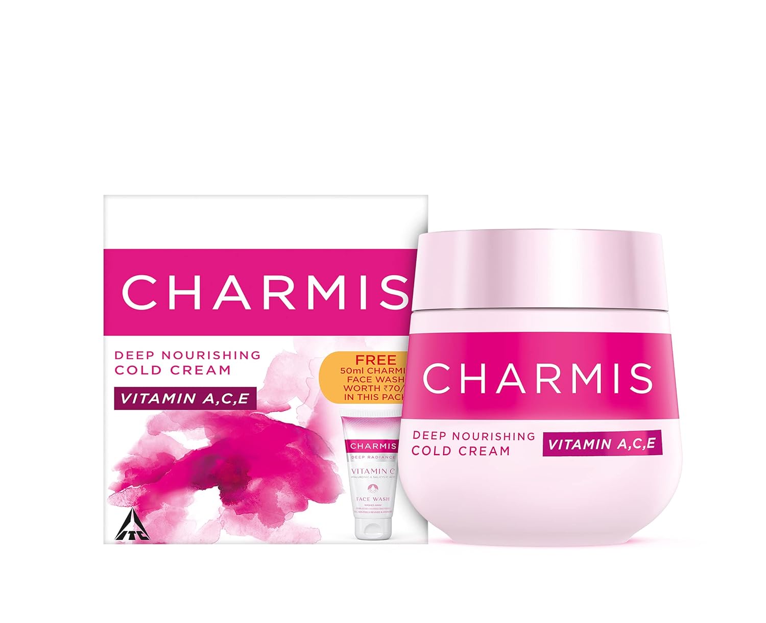 Charmis – Cold Cream With Free Facewash (100 ML + 50 ML)