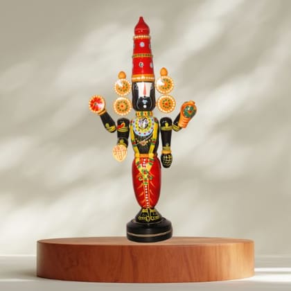 Etikoppaka Wooden Lord Balaji Idol