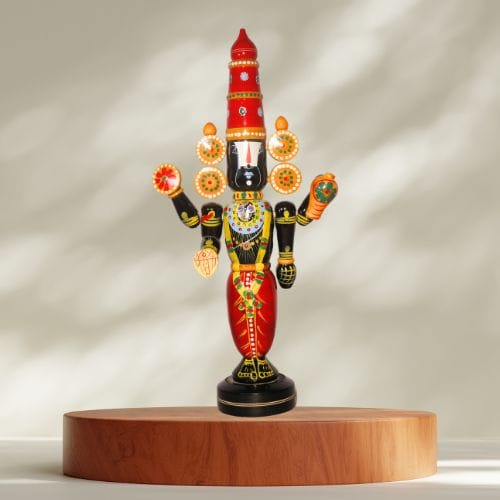 Etikoppaka Wooden Lord Balaji Idol
