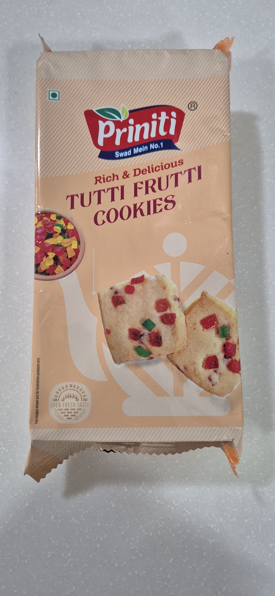 Priniti Tutti Frutti Cookies - Rich & Delicious Oven Fresh Treat
