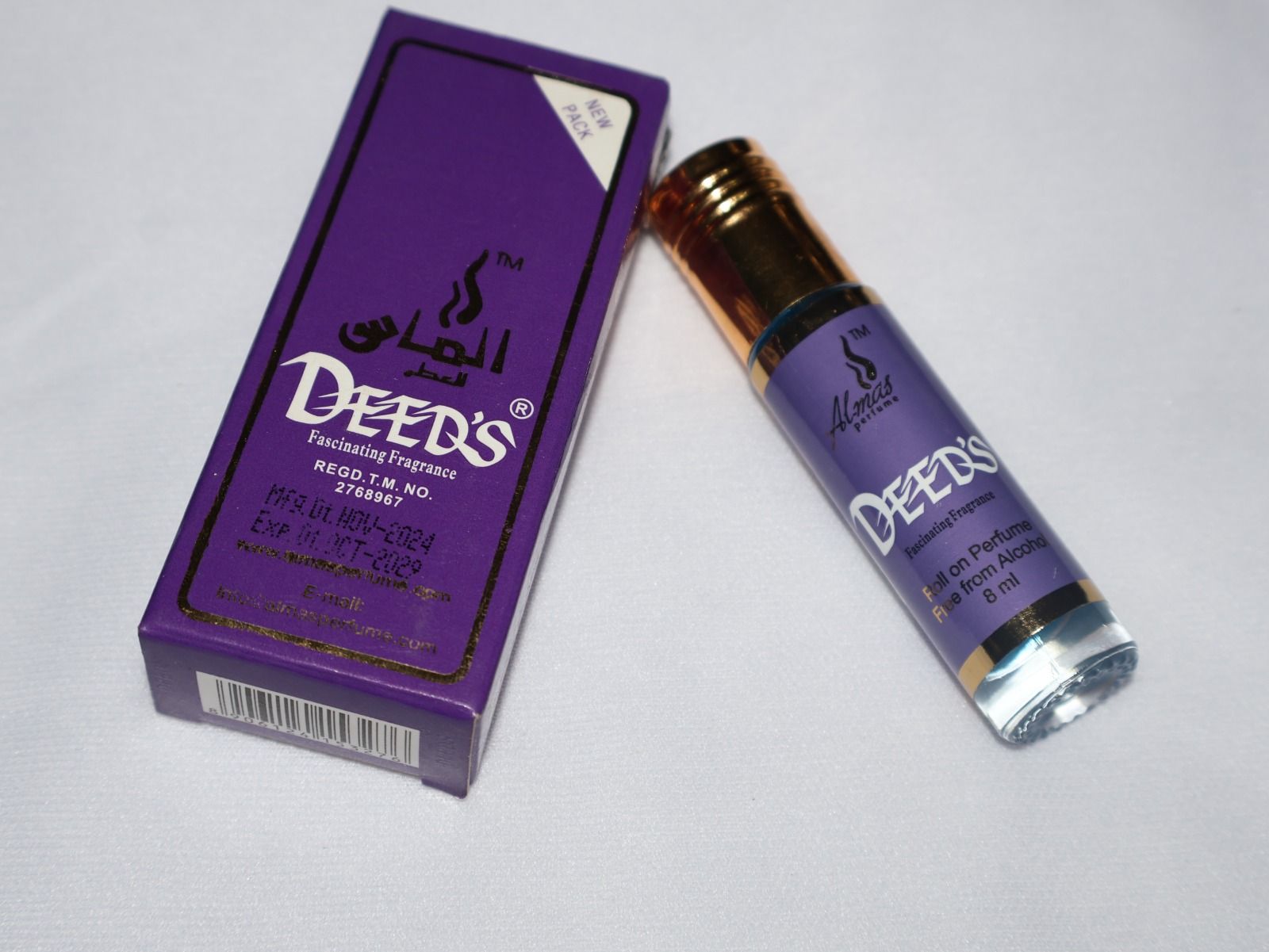 Deed's Fascinating Fragrance Roll-On Perfume - 8ml