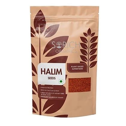 Sorich Halim Seeds 400g - Non GMO Aliv Seeds | High in Fibre and Omega -3 | Garden Cress Seeds for Eating, Immunity Booster Superfood