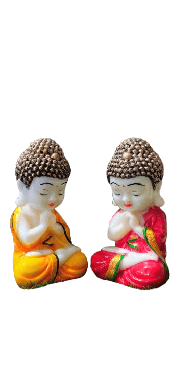 Serene Sitting Buddha Statue - Meditative Home Decor