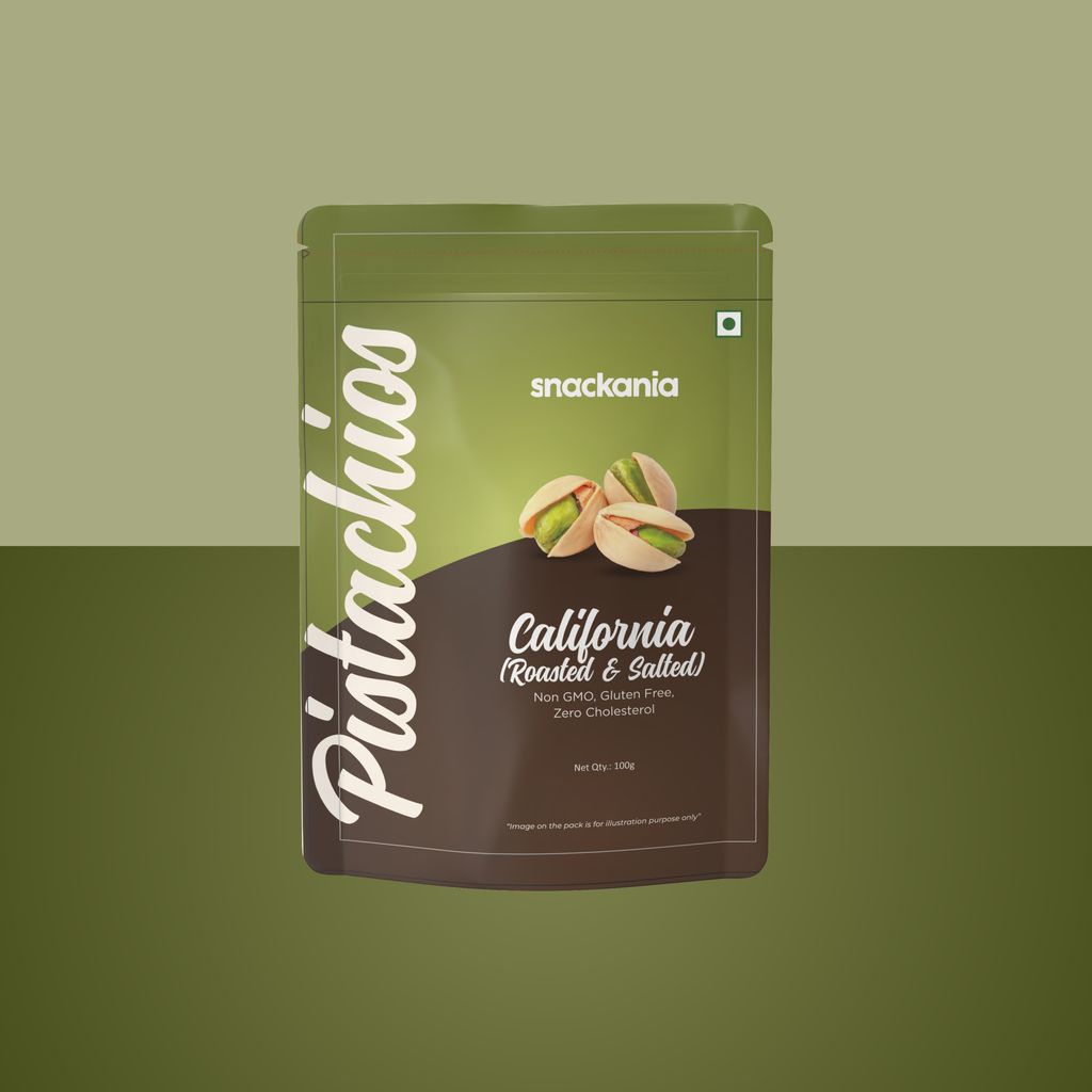 Snackania California Pistachio | Roasted & Salted Dry Fruit | Premium Pista Dry Fruit | Tasty & Healthy Snack | High in Protein & Dietary Fiber | 230g - Ideal for Weight Management & Wellness