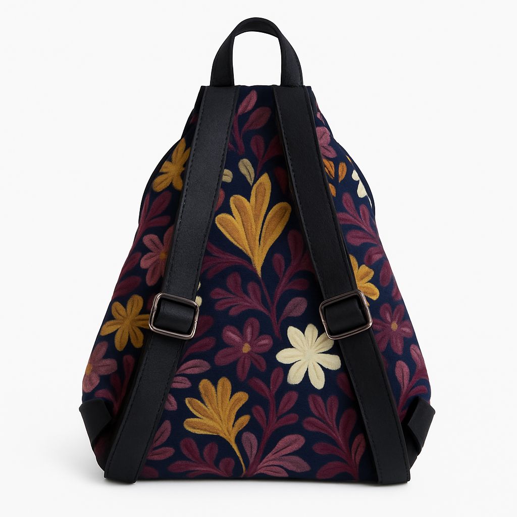Floral Pattern Backpack - Stylish & Functional