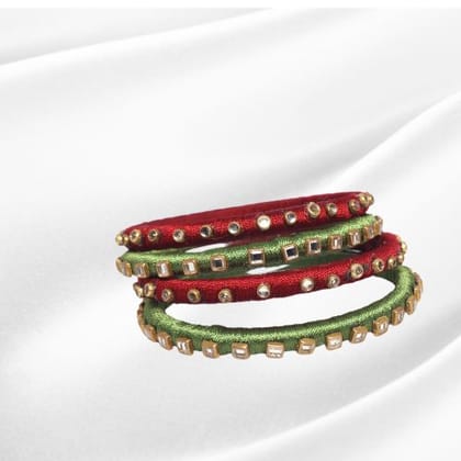 Festive Silk Thread Bangles