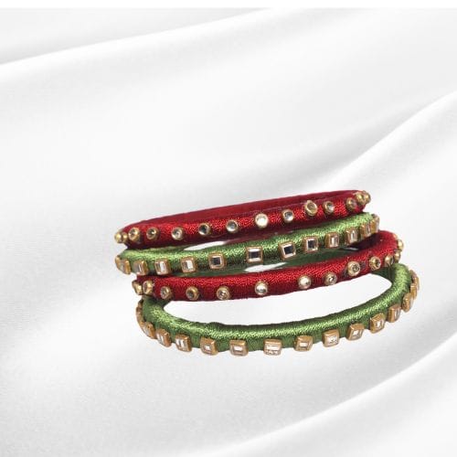 Festive Silk Thread Bangles