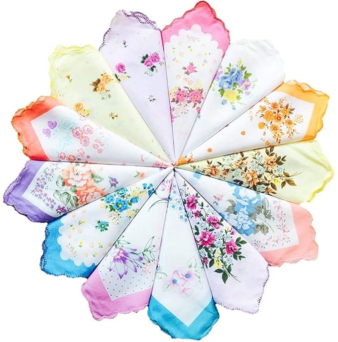 Premium 12-Piece Handkerchief Set