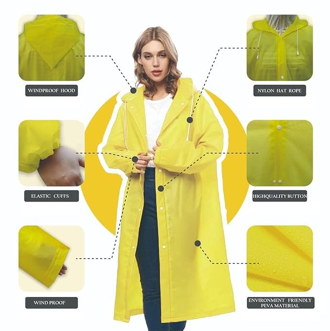 EVA Waterproof Unisex Raincoat