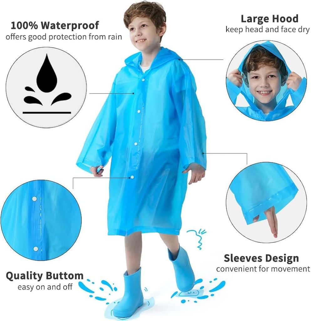 EVA Waterproof Unisex Raincoat