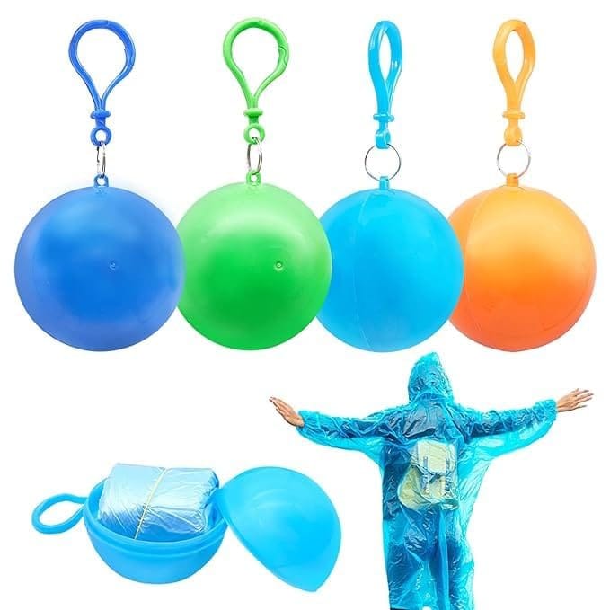 Portable Disposable Emergency Ball Raincoats