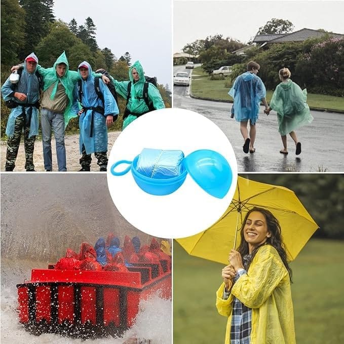 Portable Disposable Emergency Ball Raincoats