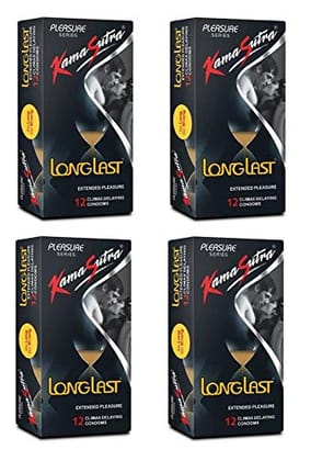 Kama Sutra Long-Lasting Climax Delaying Condoms 12s (4x12)