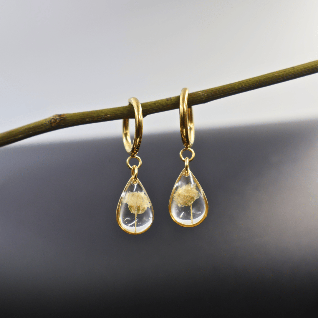 Gold Blossom Earrings