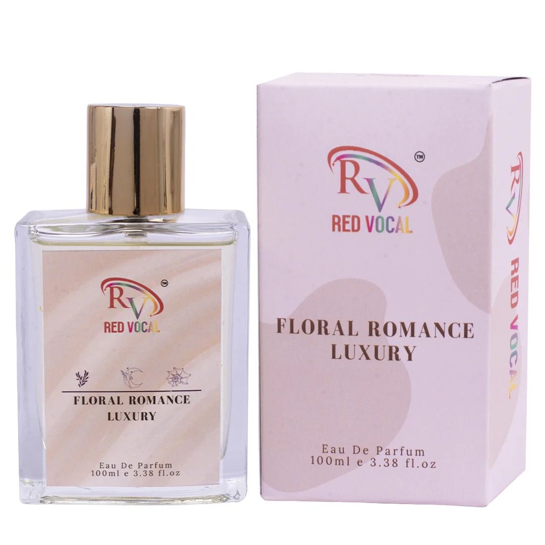 Red Vocal Floral Romance Luxury Eau De Parfum for Women – 100ml | Elegant Long-Lasting Feminine Scent
