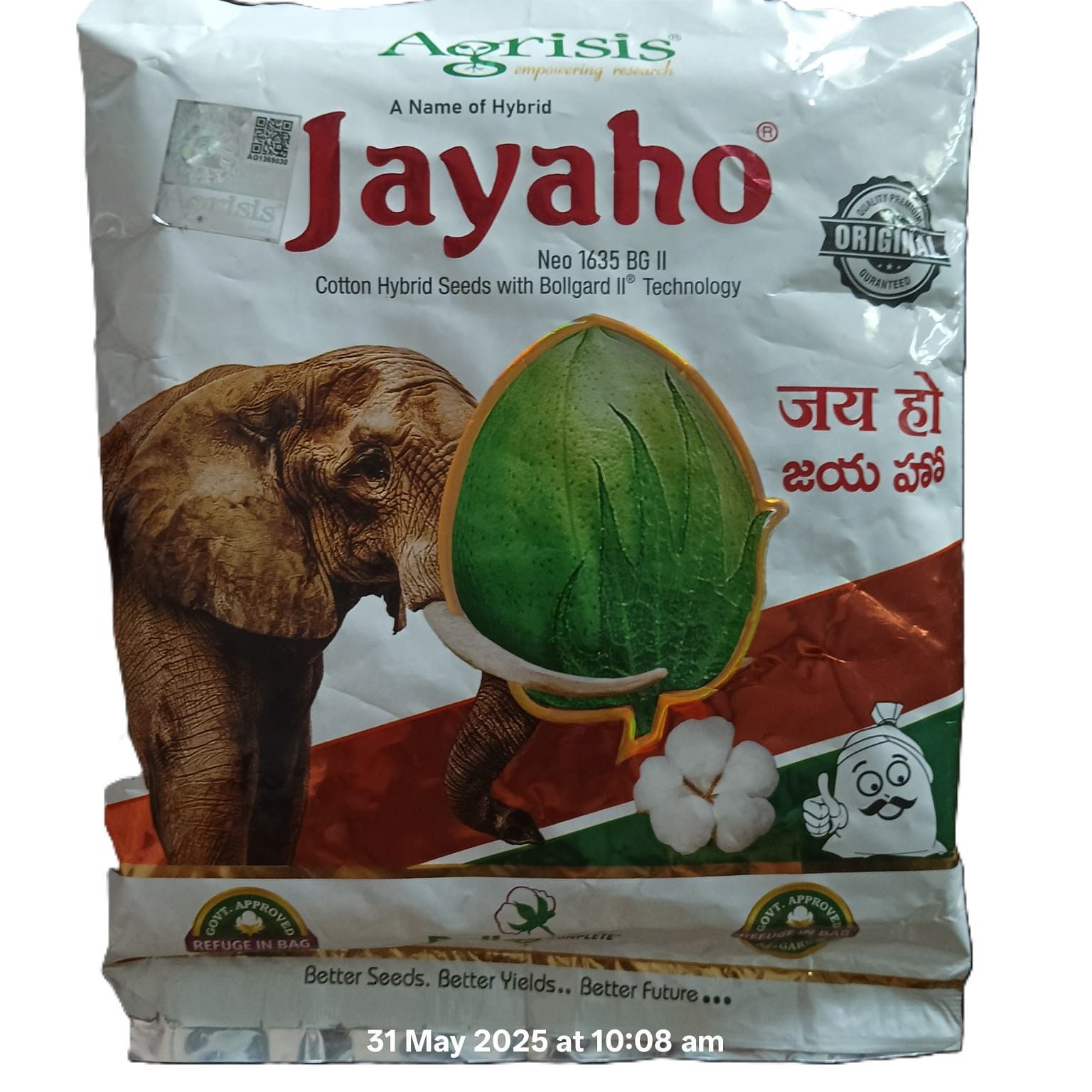 Jayaho Neo 1635 BG II Cotton Hybrid Seeds