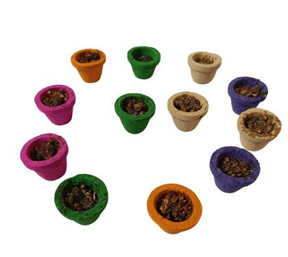Dhoop Sticks {Colorful Scented Incense Cones} (Pack of 2)