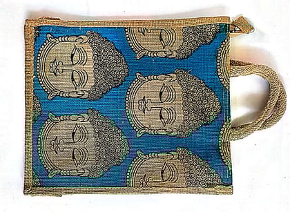 Floral Jute Tote Bag - Eco-Friendly Shopping Bag Floral Jute Tote Bag - Eco-Friendly Shopping Bag