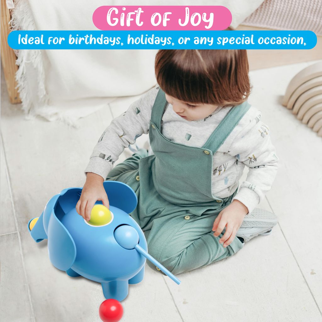 Avion Gentle giant 5 in 1 pounding elephant toy for kids,Learning,Multi activity,Montessori Toys, STEM Educational Toy - Great Gift for kids Ages 3 4 5 6 years