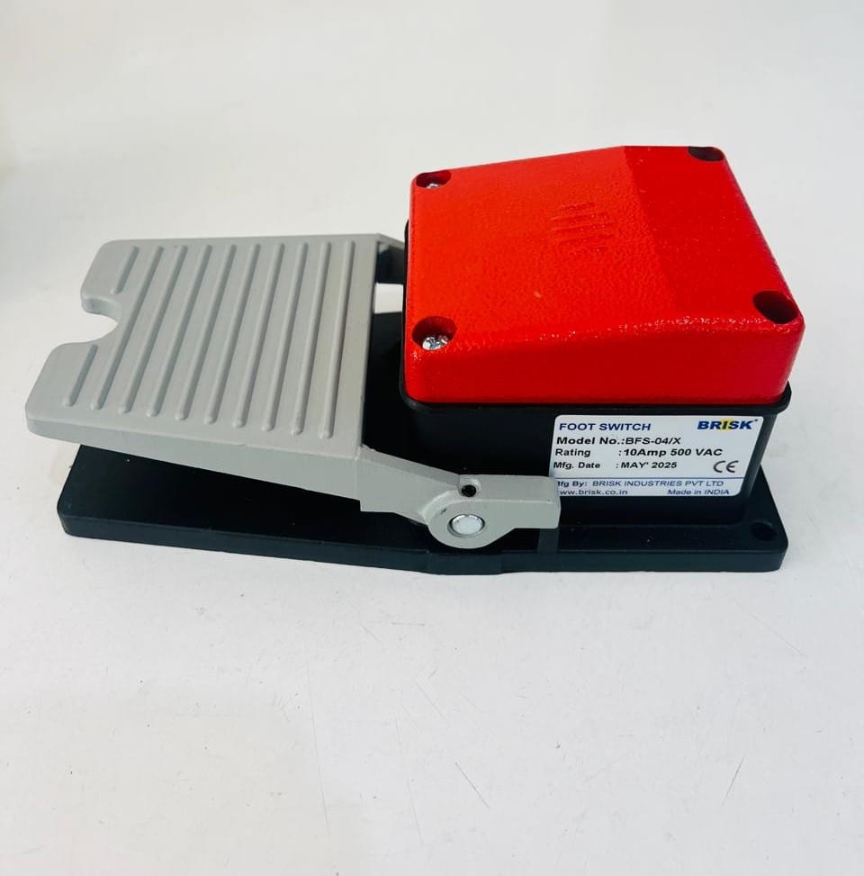 BRISK Foot Switch, BFS-04, 10A/500VAC