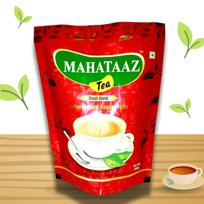 MAHATAAZ Tea - Dust Gold - Assam Hills Tea (250g)