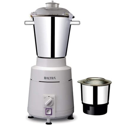 Baltra High Speed BMG-105 1100-Watt Mixer Grinder 2 Jars (White)(ISI Certified, 2year warranty with Doorstep Service)