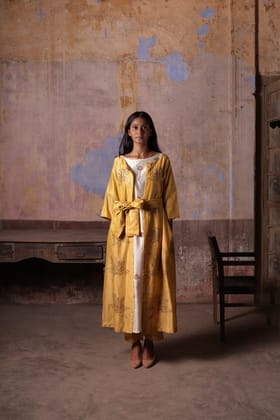 Yellow Lillies Jacket-S