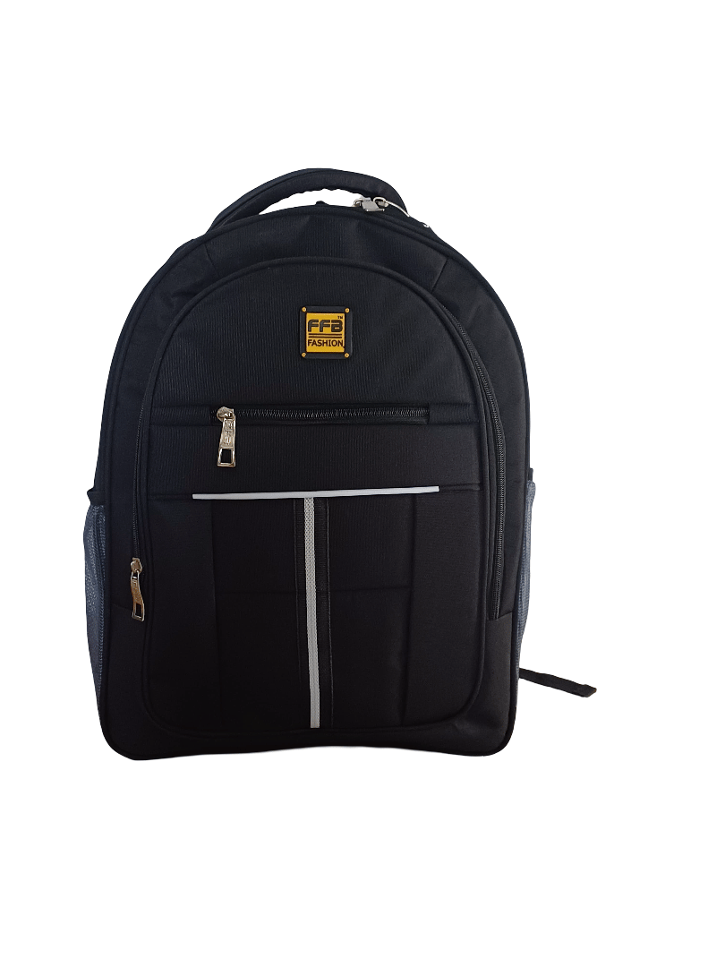 FFB Fashion Black Backpack Durable Stylish