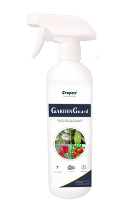 Cropex Garden Guard | Natural Plant Protection Spray for Fungal & Bacterial Infections | Botanical Actives | Safe for Indoor & Outdoor Gardening | Prevents Powdery Mildew, Leaf Spot & Blight | 500 ml