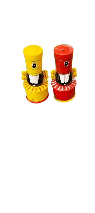 Handcrafted Wooden Nutcracker Figures - Festive Home Decor