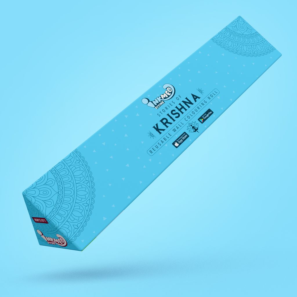Krishna Reusable Wall Colouring Roll