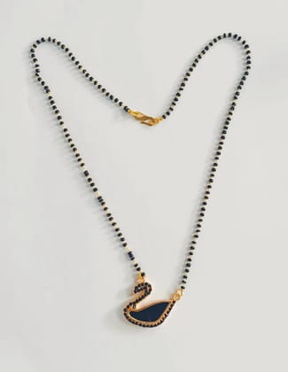 Swan black beads