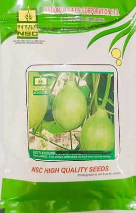 NSC Bottle Gourd Pusa Santushti variety, 100 gram Truthful Labelled Seed