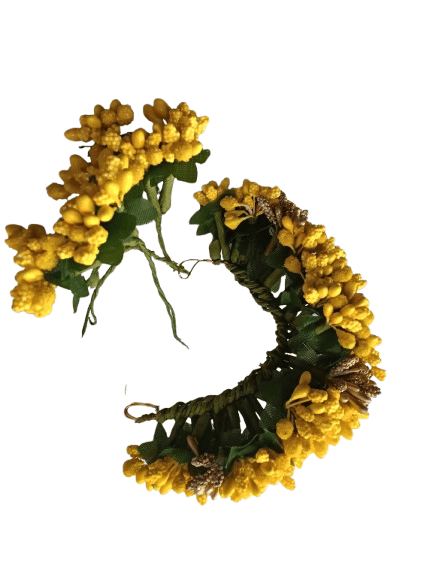  Artificial Yellow Rose Flower Stamen for DIY Wedding Brooch Hair Accessories Wreath Home Decor
