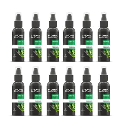 Vi-John Master Stroke Green Tea With Tea Tree Face Wash 100Ml (Pack of 12)