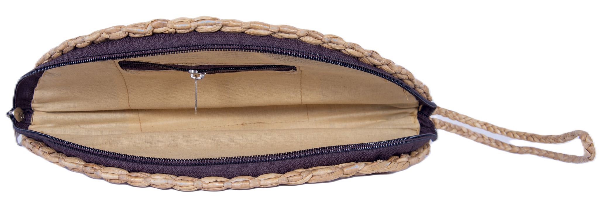 Coin Purse with Handle (Arrow Shape Weaving)