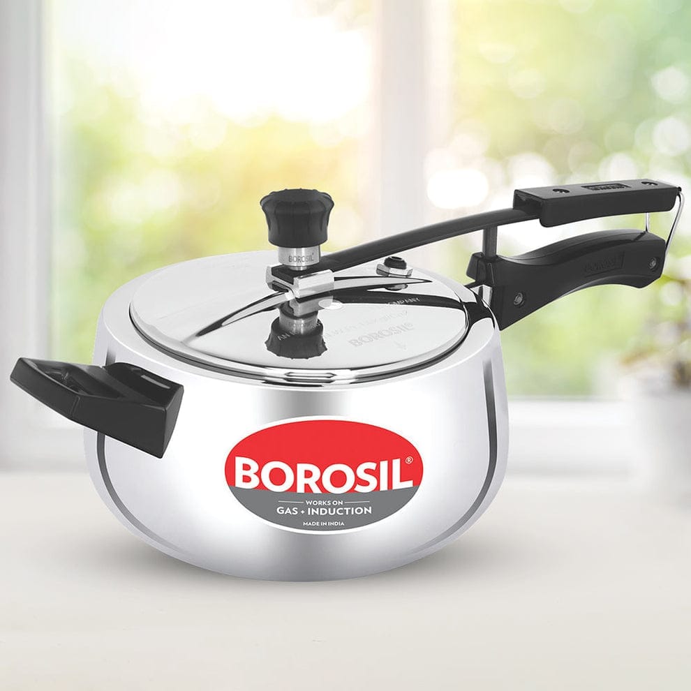 Borosil Pronto Tri-ply Inner Lid Pressure Cooker 3.5L