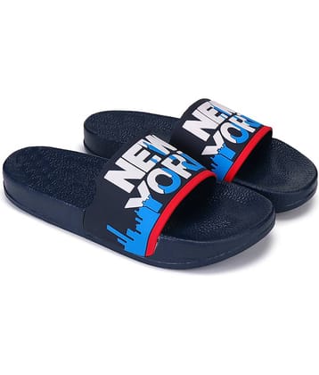 Bersache Blue Men's Slide Flip Flop