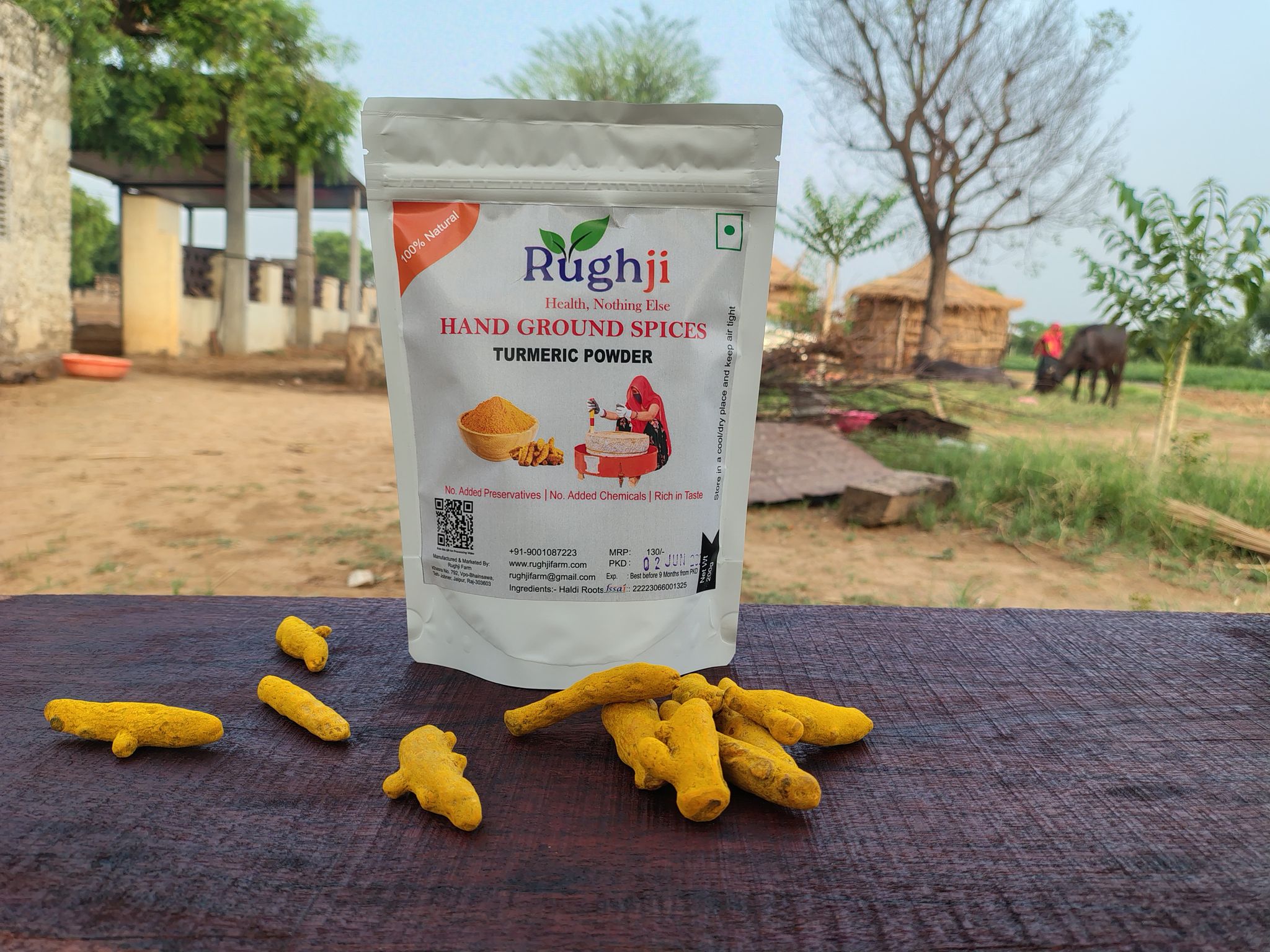 Rughji Turmeric Powder
