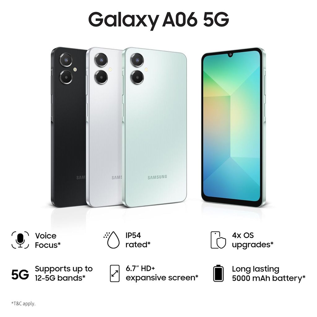 Samsung Galaxy A06 5G (4/64GB Storage)