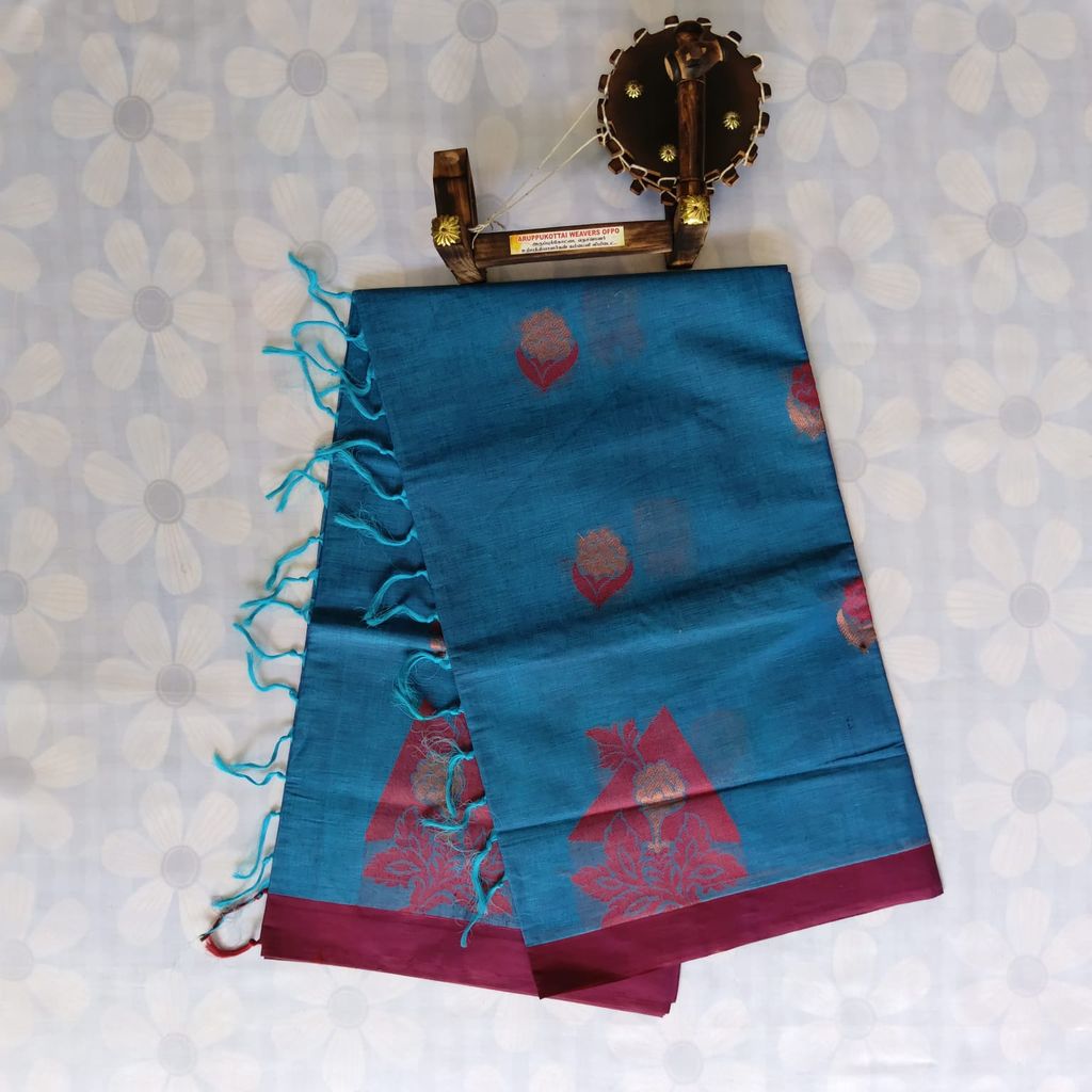 Pure Cotton Saree with Blouse