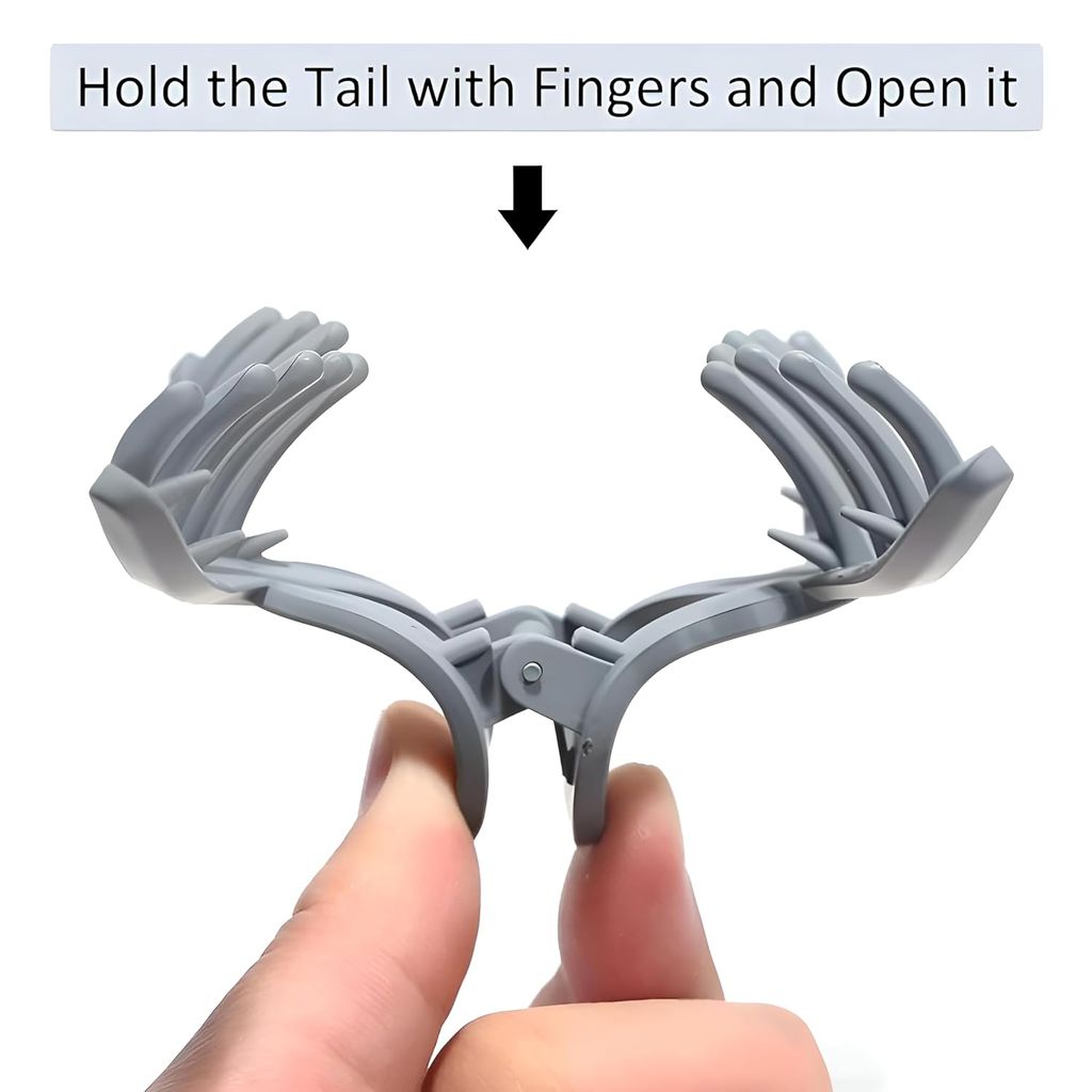 Akashkrishna 3.5 Inch Hair Claw Clips Large No Slip Big Matte Jaw Butterfly Clip for Thin Fine Thick Hair Women and Girls (Pack of 3) Multicolor