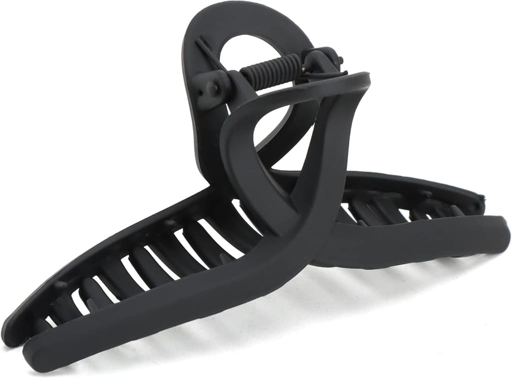 Akashkrishna 3.5 Inch Hair Claw Clips Large No Slip Big Matte Jaw Butterfly Clip for Thin Fine Thick Hair Women and Girls (Pack of 3) Multicolor