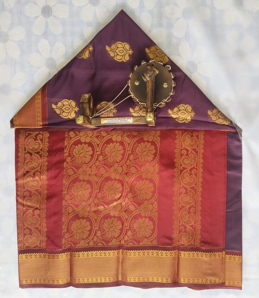 Bridal Kubera Silk Cotton Saree with Blouse