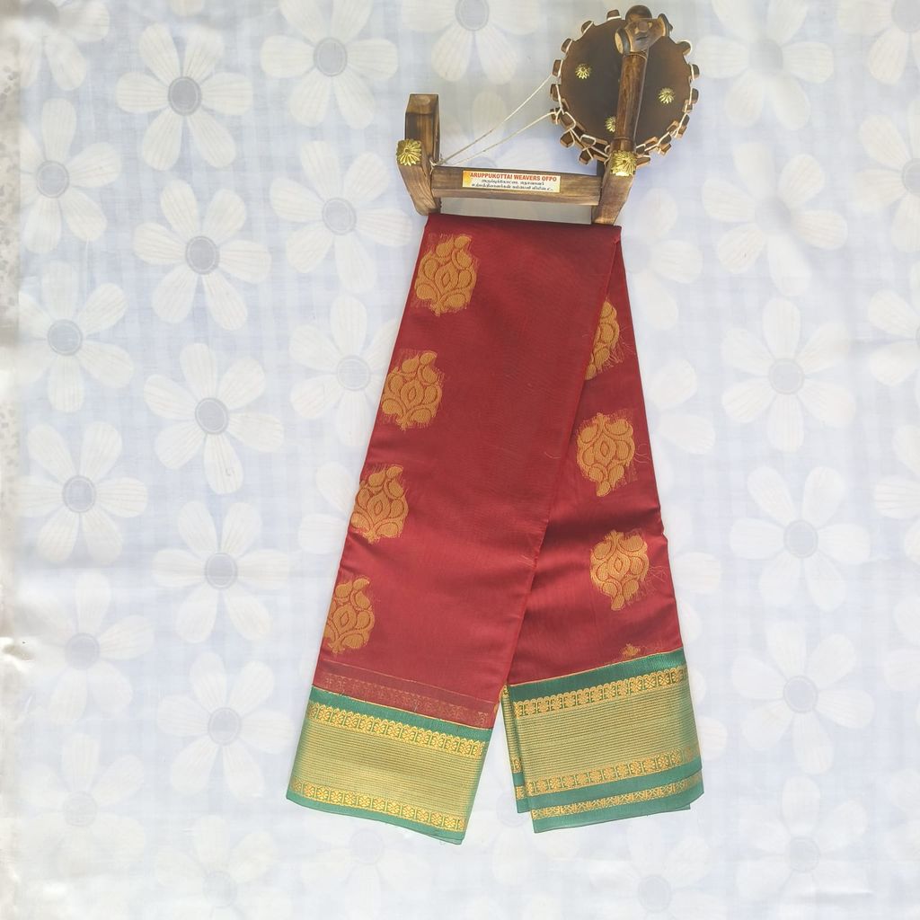 Bridal Kubera Silk Cotton Saree with Blouse