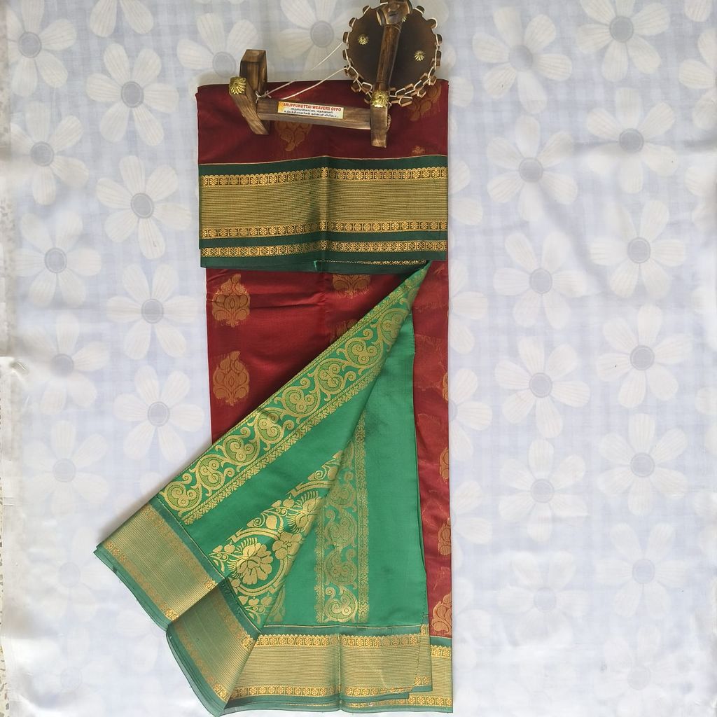 Bridal Kubera Silk Cotton Saree with Blouse
