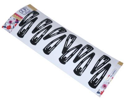 Black Hair Clips - Stylish & Secure Hair Accessories