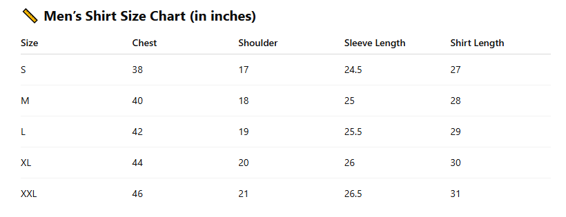 Size Guide Size Guide