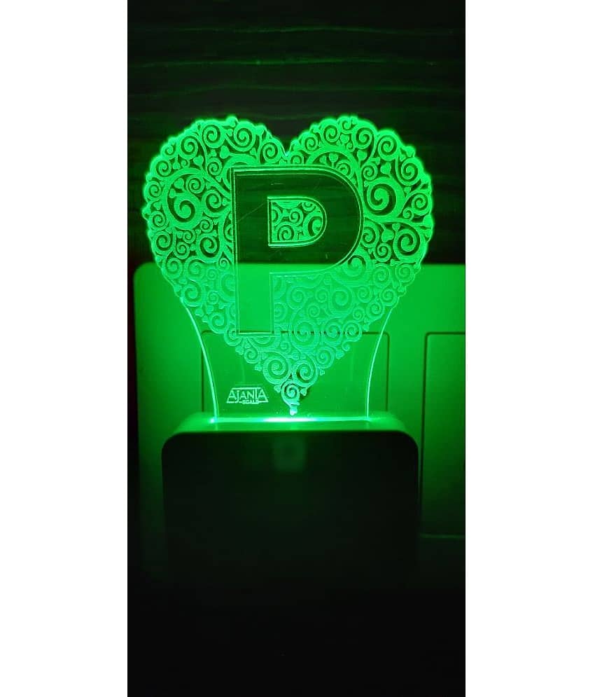 SUPER AJANTA - Multicolor Night Lamp ( Pack of 1 )