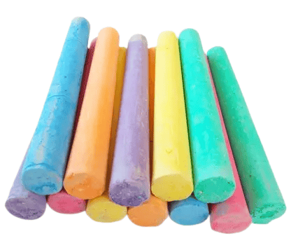 Vibrant Chalk Sticks Set - Colorful Art Supplies --2 boxex